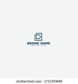 Letter D logo icon design template elements 