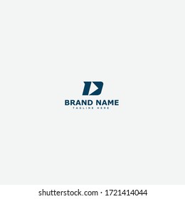 Design-Vorlagenelemente für das Logo Buchstabe D 
