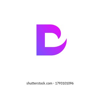 Letter D logo icon design template elements