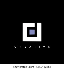Design-Vorlagenelemente für das Logo Buchstabe D
