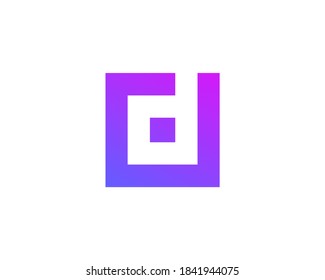 Letter D logo icon design template elements