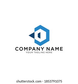 Letter D logo icon design template elements
