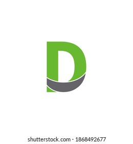 Letter D logo icon design concept illustration