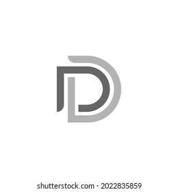 Letter D logo icon design concept illustrtation