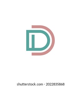 Letter D logo icon design concept illustrtation