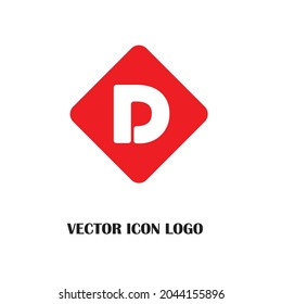 Design-Vorlagenelemente für das Logo Buchstabe D