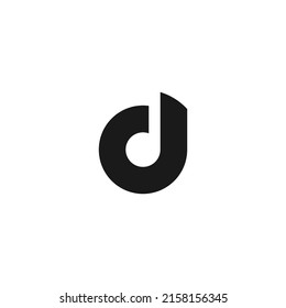 Design-Vorlagenelemente für das Logo Buchstabe D

