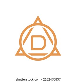 Letter D Logo Icon Design Template Element