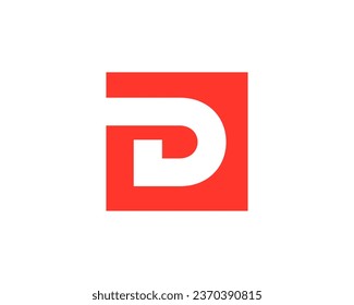 Design-Vorlagenelemente für das Logo Buchstabe D