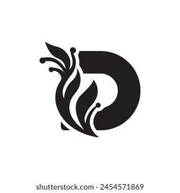 Letter D logo icon design template elements