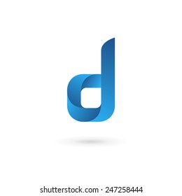 Letter D logo icon design template elements 