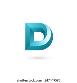 Letter D logo icon design template elements 