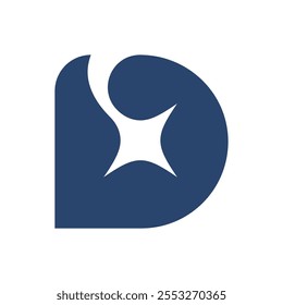 Letter D logo icon design template