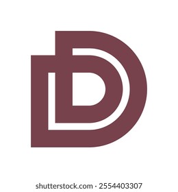 Letter D logo icon design template