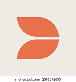 Letter D logo. Icon design. Template elements. Geometric abstract logos