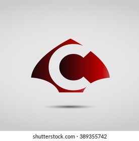 Letter D logo icon design template elements
