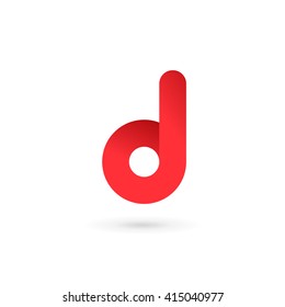 Letter D logo icon design template elements