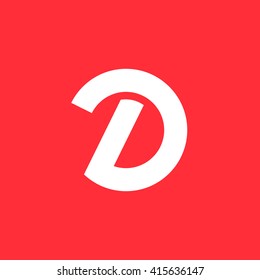 Letter D logo icon design template elements