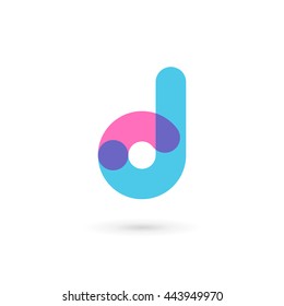 Letter D logo icon design template elements