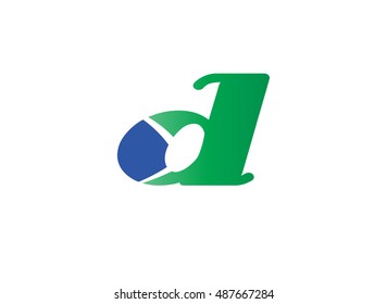 Letter d logo icon design template elements
