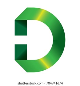 letter d logo icon design template elements