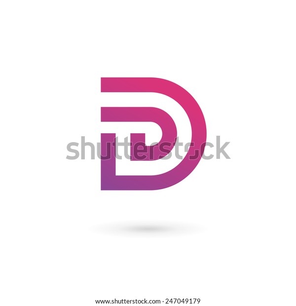 Letter D Logo Icon Design Template Stock Vector (Royalty Free) 247049179