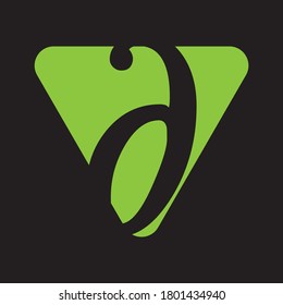 Letter D logo icon flat and vector design template