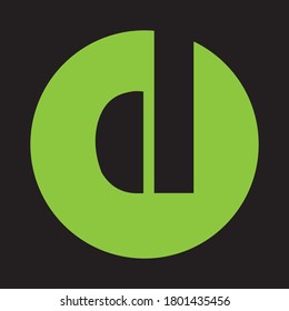 Letter D logo icon flat and vector design template