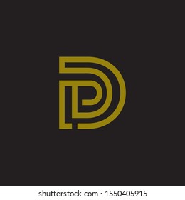 Letter D logo icon. Simple design logo illustration.