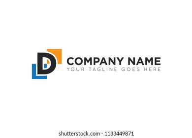 letter d logo, icon, symbol