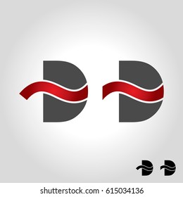 letter d logo, icon and symbol vector illustration