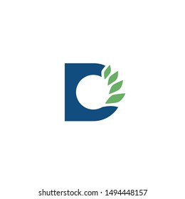 Letter D logo icon template.