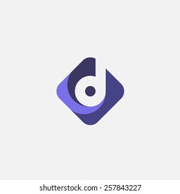 Letter D logo icon vector design
