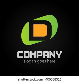 letter D logo icons design template elements vector signs
