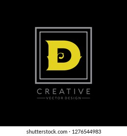 Letter D Logo. Initial Letter Design Vector