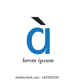 Letter D logo initial design template - Vector

