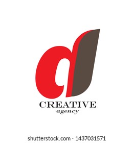 Letter D logo initial design template - Vector
