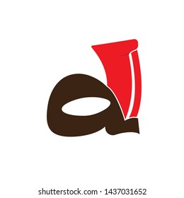 Letter D logo initial design template - Vector

