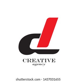Letter D logo initial design template - Vector
