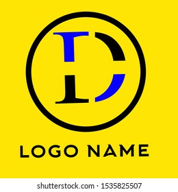 Letter D Logo. Initial Letter Design Vector Luxury Colors - Vector

