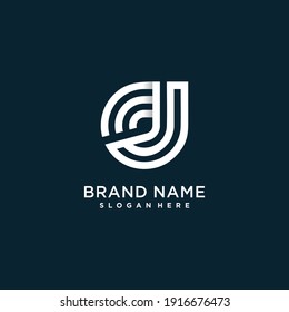 letter D logo with modern creative concept for company or person Premium Vector part 5