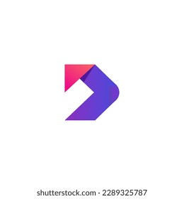 Letter D Logo Modern Design. D Initial Icon