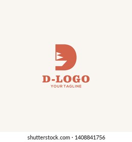 Letter D Logo on Isolated background