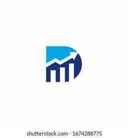 Letter D logo premium vector template 