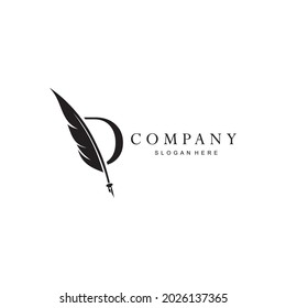 letter D logo and quill
.combination of letter D and vector quill .perfect for logos of legal consultants, lawyers, and more