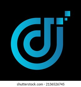letter D logo , simple and clean
