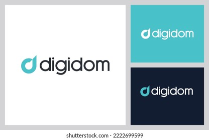 Letter D Logo : Suitable for Company Theme, Technology Theme, Initial Theme, Infographics 