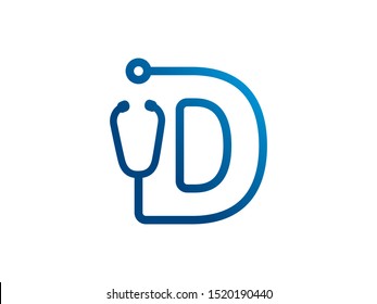 Letter D logo or symbol template design