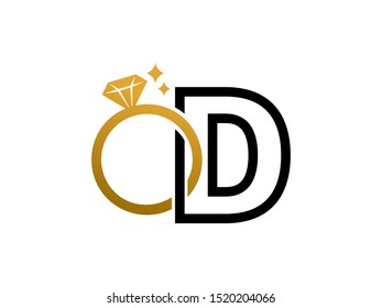 Letter D logo or symbol template design