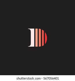 letter d logo symbol vector